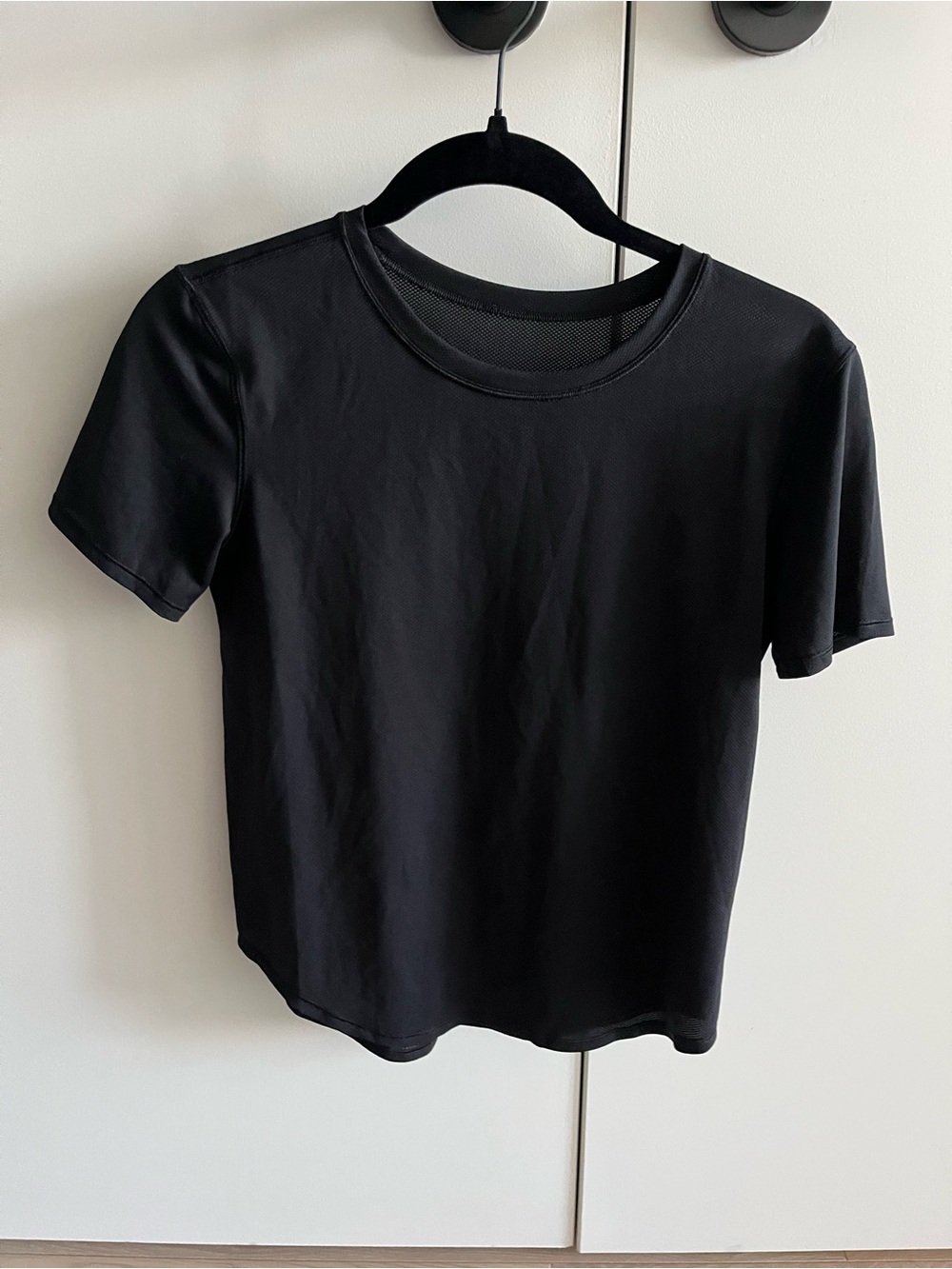 lululemon athletica high neck run and train tee
